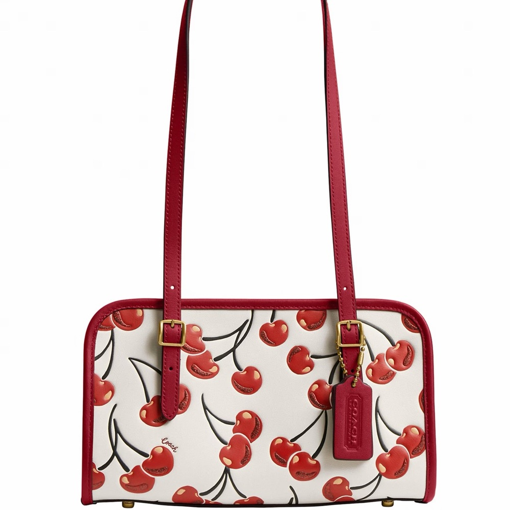 Coach Swing Zip Cherry Print 🍒